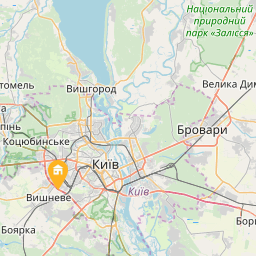 New appartment near Kyiv Airport на карті